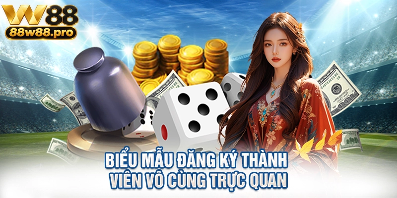 Hướng Dẫn Đăng Ký W88 Nhanh Chóng Và Chi Tiết Nhất 2 Biểu mẫu đăng ký thành viên vô cùng trực quan