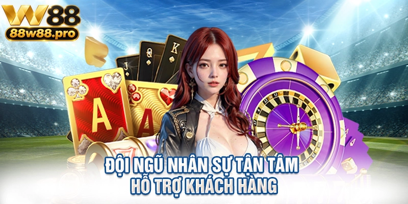 Đội ngũ nhân sự tận tâm hỗ trợ khách hàng